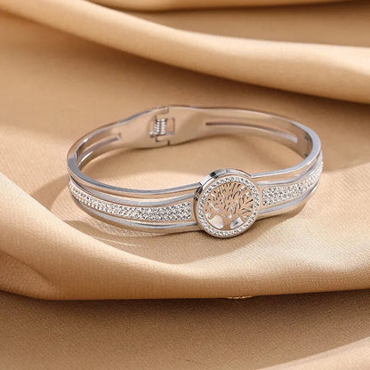 Armband Lebensbaum mit 18k Gold beschichtet