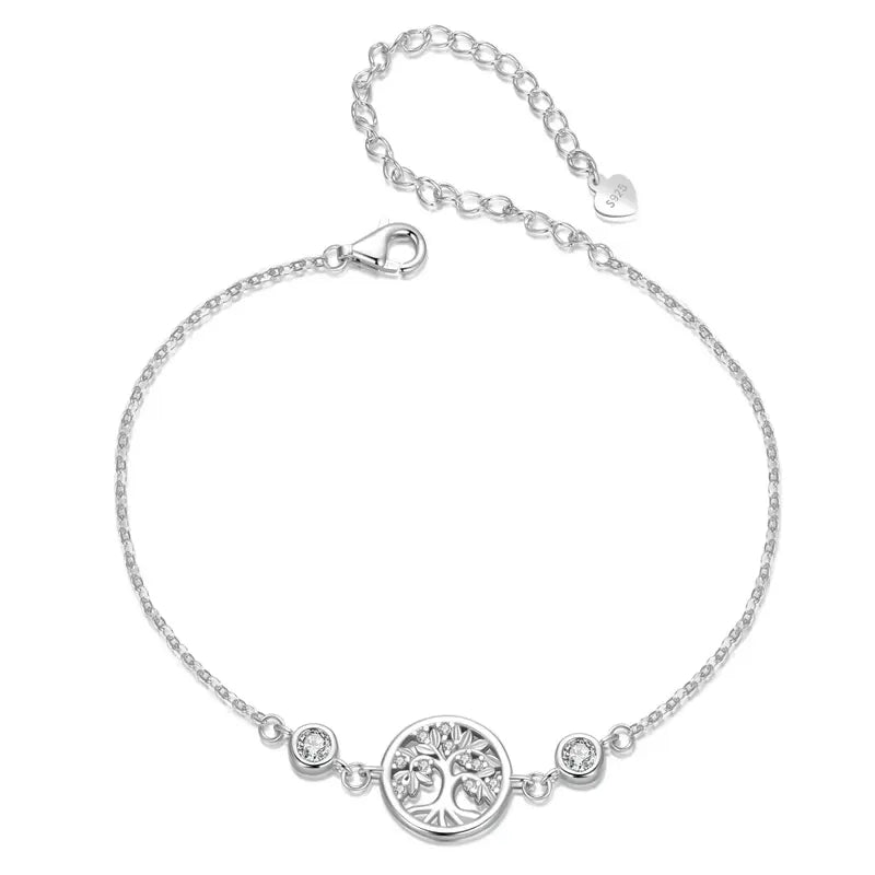 Damenarmband Lebensbaum aus 925er Silber
