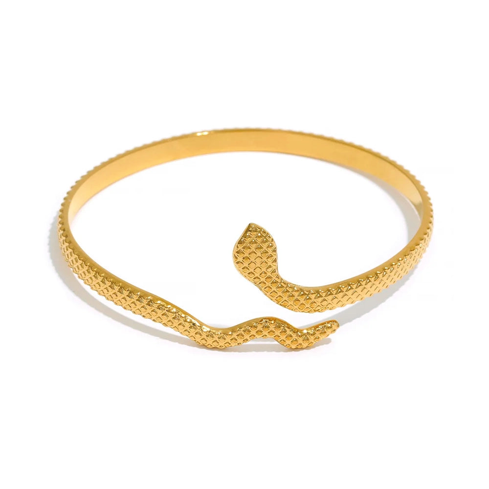 Schlangenarmband mit 18k Goldbeschichtung