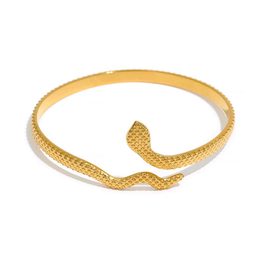 Schlangenarmband mit 18k Goldbeschichtung